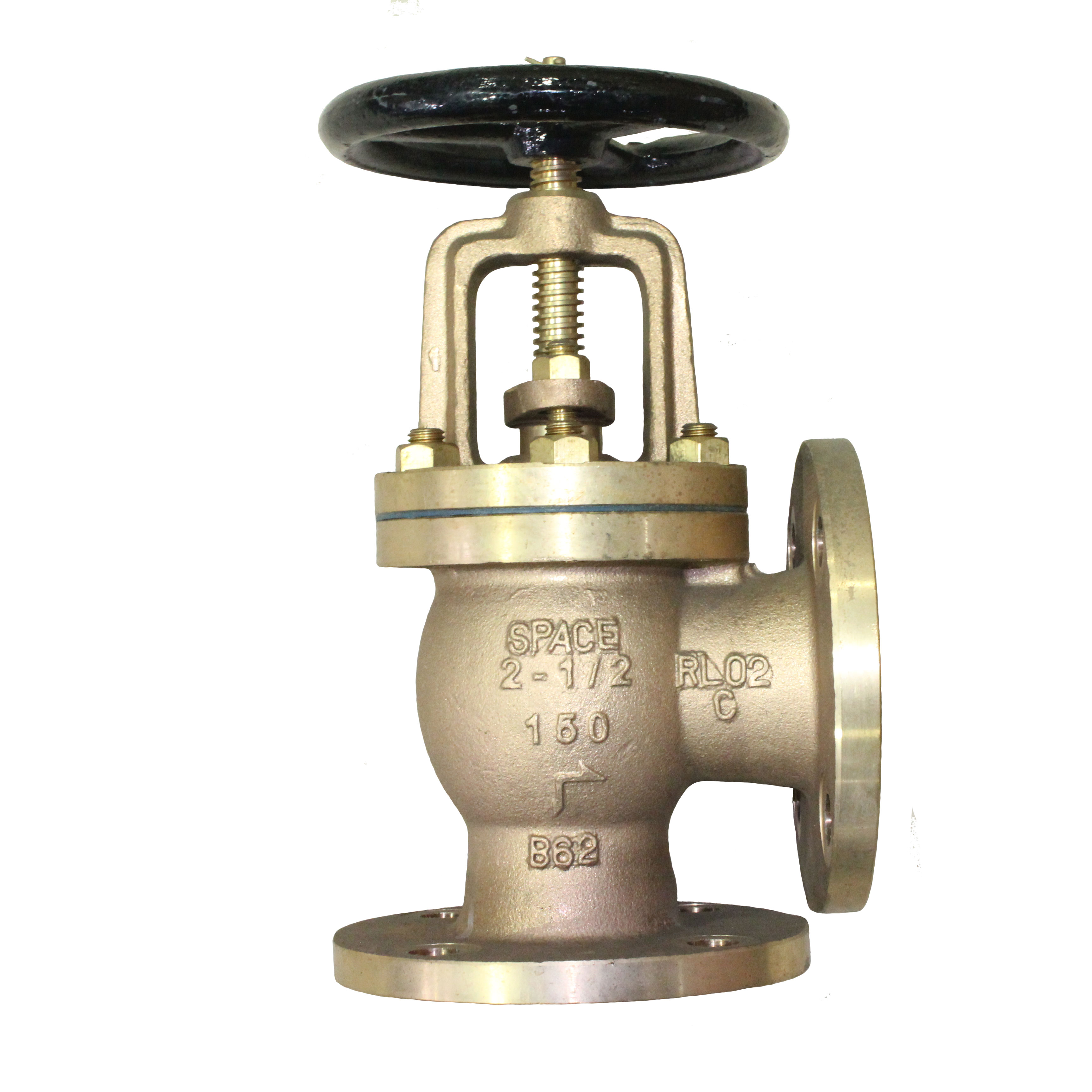 Bronze 150 lb Angle Valve with Bronze Trim, Bolted Bonnet, Stop Check -  Product Detail