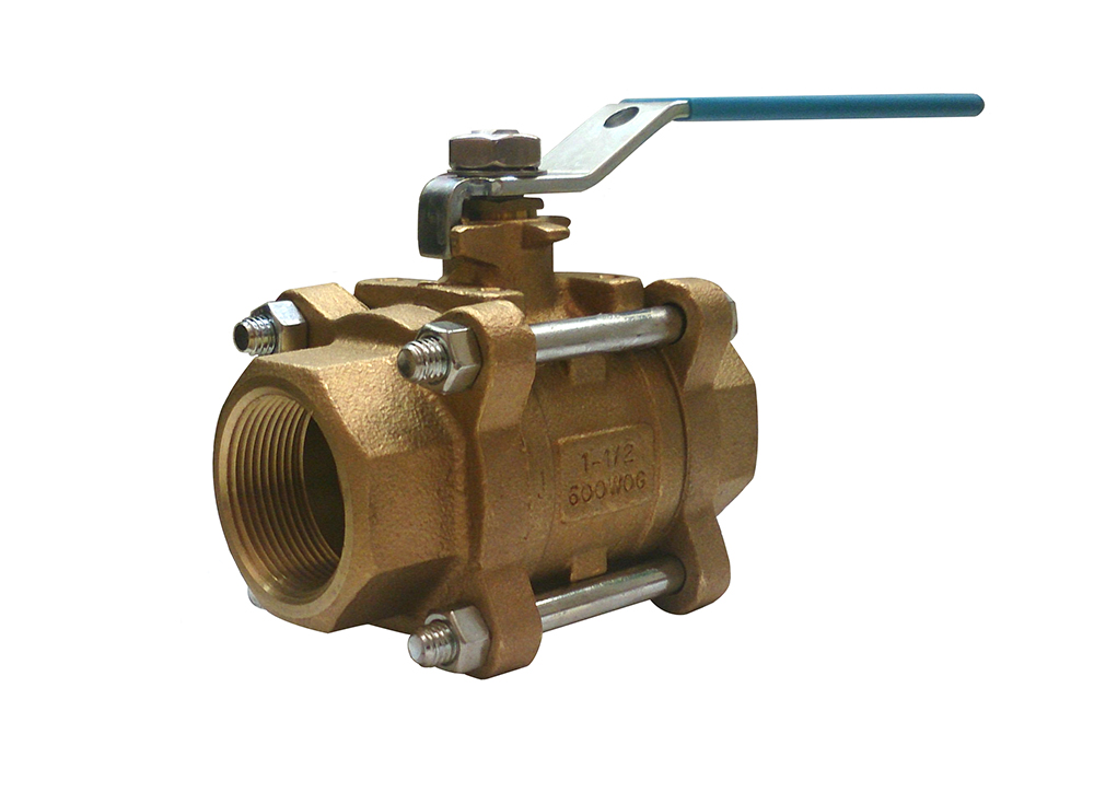 Bronze 3-Piece Ball Valve with Full Port - Product Detail