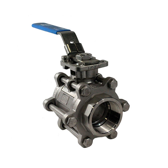 Stainless Steel 3-Piece Ball Valve with Full Port - Product Detail