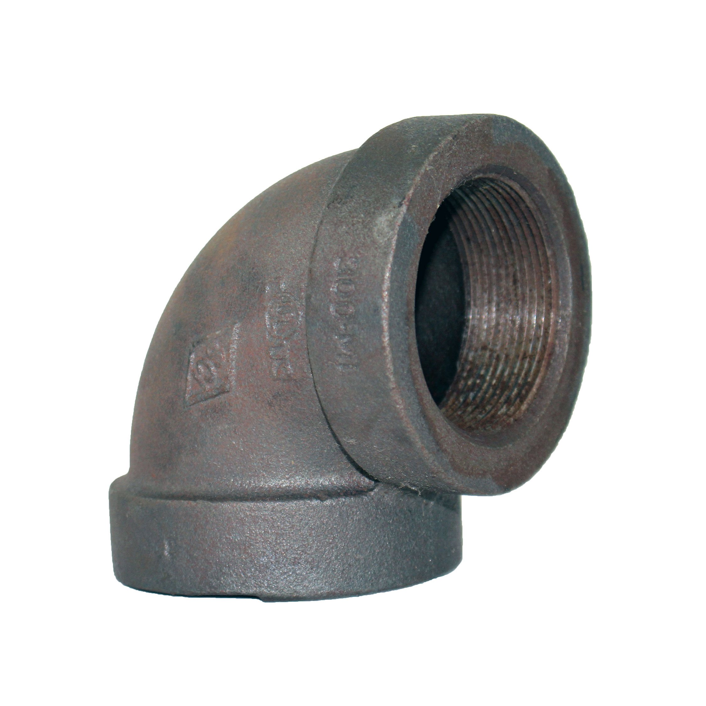 Black Malleable Iron 300 lb Threaded 90º Elbow - Product Detail